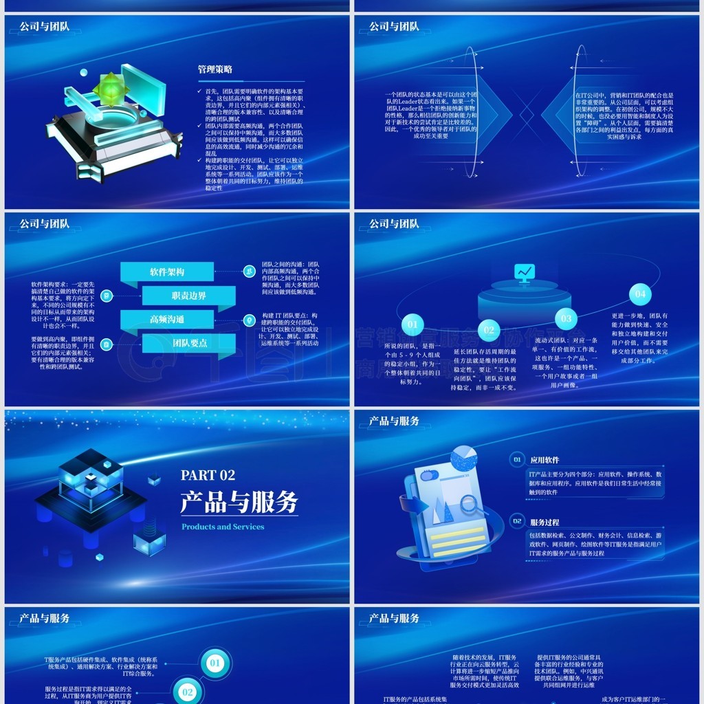 IT行业公司企业宣传介绍PPT